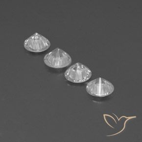 Shop natural 3.95ct クリアホワイト ジルコン gems, ラウンド, from カンボジア at GemSelect. In stock, global shipping!