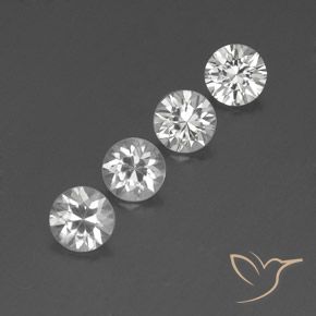 Shop natural 4.44ct クリアホワイト ジルコン gems, ラウンド, from カンボジア at GemSelect. In stock, global shipping!