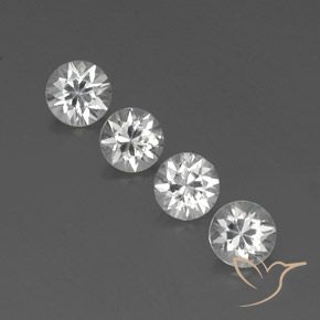 Shop natural 4.73ct ホワイト ジルコン gems, ラウンド, from カンボジア at GemSelect. In stock, global shipping!