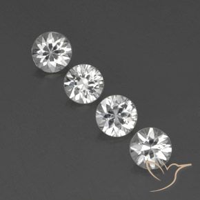 自然派の商品を探す 4.24ct ホワイト ジルコン 宝石, ラウンドカット, カンボジア からGemSelectで. 在庫あり、世界各国へ発送!