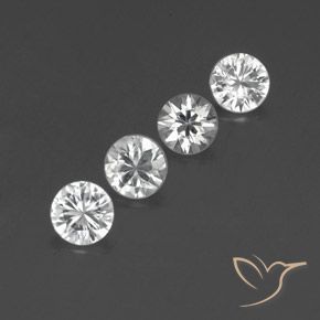 Shop natural 4.40ct ホワイト ジルコン gems, ラウンド, from カンボジア at GemSelect. In stock, global shipping!