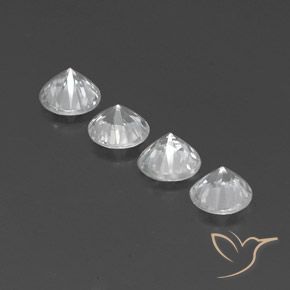 Shop natural 4.49ct クリアホワイト ジルコン gems, ラウンド, from カンボジア at GemSelect. In stock, global shipping!