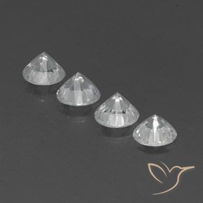 Shop natural 4.71ct クリアホワイト ジルコン gems, ラウンド, from カンボジア at GemSelect. In stock, global shipping!