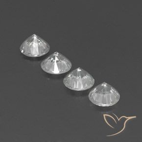 Shop natural 4.55ct クリアホワイト ジルコン gems, ラウンド, from カンボジア at GemSelect. In stock, global shipping!