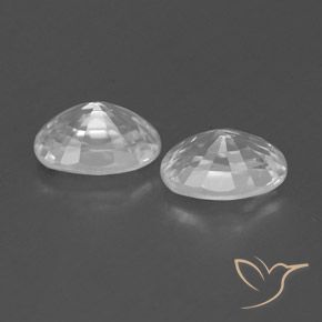 Shop natural 1.71ct クリアホワイト ジルコン gems, 楕円形, from カンボジア at GemSelect. In stock, global shipping!