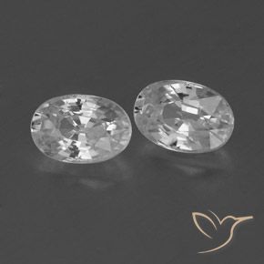 Shop natural 1.62ct クリアホワイト ジルコン gems, 楕円形, from カンボジア at GemSelect. In stock, global shipping!