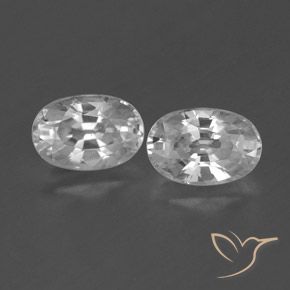 Shop natural 1.66ct クリアホワイト ジルコン gems, 楕円形, from カンボジア at GemSelect. In stock, global shipping!