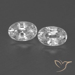 Shop natural 1.63ct クリアホワイト ジルコン gems, 楕円形, from カンボジア at GemSelect. In stock, global shipping!
