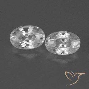 Shop natural 1.66ct クリアホワイト ジルコン gems, 楕円形, from カンボジア at GemSelect. In stock, global shipping!