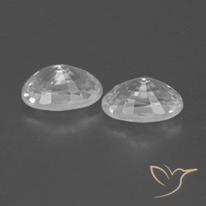 Shop natural 1.66ct クリアホワイト ジルコン gems, 楕円形, from カンボジア at GemSelect. In stock, global shipping!