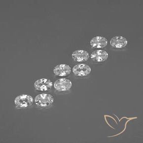 Shop natural 7.24ct クリアホワイト ジルコン gems, 楕円形, from カンボジア at GemSelect. In stock, global shipping!