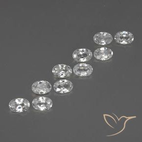 Shop natural 6.52ct クリアホワイト ジルコン gems, 楕円形, from カンボジア at GemSelect. In stock, global shipping!