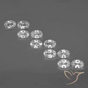 Shop natural 6.85ct ホワイト ジルコン gems, 楕円形, from カンボジア at GemSelect. In stock, global shipping!