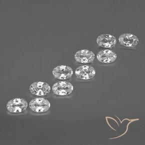 Shop natural 6.85ct ホワイト ジルコン gems, 楕円形, from カンボジア at GemSelect. In stock, global shipping!