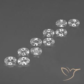 Shop natural 7.49ct ホワイト ジルコン gems, 楕円形, from カンボジア at GemSelect. In stock, global shipping!