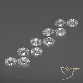 Shop natural 7.44ct クリアホワイト ジルコン gems, 楕円形, from カンボジア at GemSelect. In stock, global shipping!