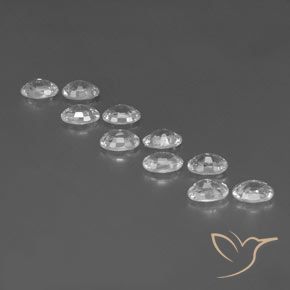 Shop natural 7.44ct クリアホワイト ジルコン gems, 楕円形, from カンボジア at GemSelect. In stock, global shipping!