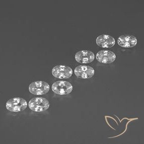 Shop natural 7.86ct クリアホワイト ジルコン gems, 楕円形, from カンボジア at GemSelect. In stock, global shipping!