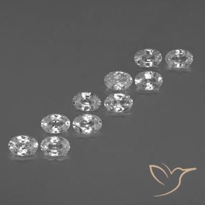 Shop natural 7.39ct クリアホワイト ジルコン gems, 楕円形, from カンボジア at GemSelect. In stock, global shipping!