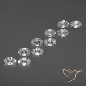 Shop natural 6.96ct クリアホワイト ジルコン gems, 楕円形, from カンボジア at GemSelect. In stock, global shipping!