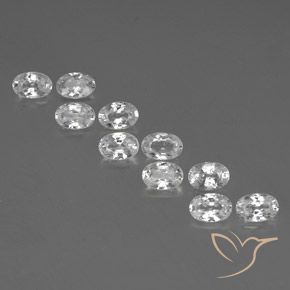Shop natural 7.42ct クリアホワイト ジルコン gems, 楕円形, from カンボジア at GemSelect. In stock, global shipping!