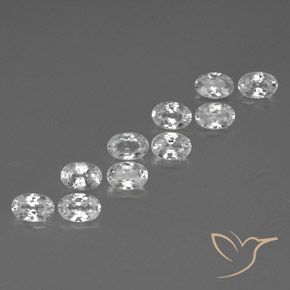 Shop natural 7.42ct クリアホワイト ジルコン gems, 楕円形, from カンボジア at GemSelect. In stock, global shipping!