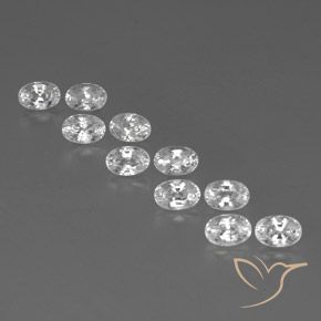 Shop natural 8.29ct ホワイト ジルコン gems, 楕円形, from カンボジア at GemSelect. In stock, global shipping!