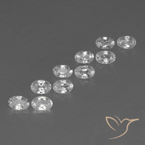 Shop natural 7.39ct ホワイト ジルコン gems, 楕円形, from カンボジア at GemSelect. In stock, global shipping!
