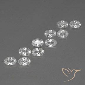 Shop natural 7.41ct ホワイト ジルコン gems, 楕円形, from カンボジア at GemSelect. In stock, global shipping!