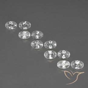 Shop natural 8.09ct ホワイト ジルコン gems, 楕円形, from カンボジア at GemSelect. In stock, global shipping!