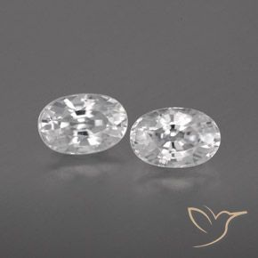 Shop natural 1.79ct ホワイト ジルコン gems, 楕円形, from カンボジア at GemSelect. In stock, global shipping!