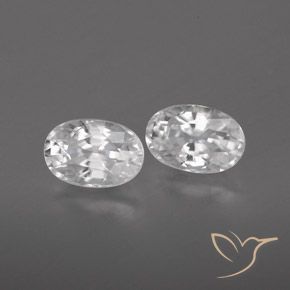 Shop natural 1.79ct ホワイト ジルコン gems, 楕円形, from カンボジア at GemSelect. In stock, global shipping!