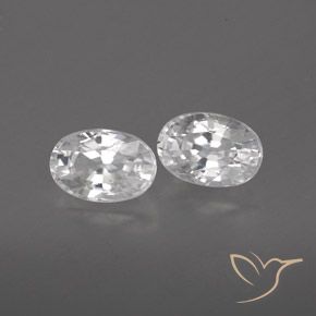 Shop natural 1.67ct ホワイト ジルコン gems, 楕円形, from カンボジア at GemSelect. In stock, global shipping!
