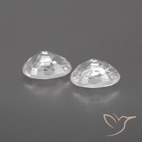 Shop natural 1.67ct ホワイト ジルコン gems, 楕円形, from カンボジア at GemSelect. In stock, global shipping!