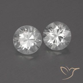 自然派の商品を探す 1.87ct ホワイト ジルコン 宝石, ラウンドカット, カンボジア からGemSelectで. 在庫あり、世界各国へ発送!