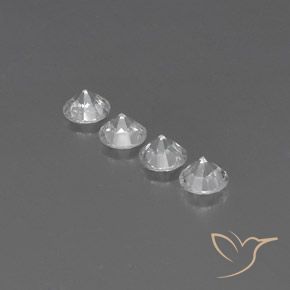 Shop natural 3.84ct ホワイト ジルコン gems, ラウンド, from カンボジア at GemSelect. In stock, global shipping!