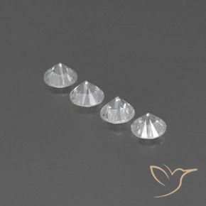 Shop natural 3.69ct ホワイト ジルコン gems, ラウンド, from カンボジア at GemSelect. In stock, global shipping!