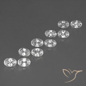 Shop natural 8.11ct ホワイト ジルコン gems, 楕円形, from カンボジア at GemSelect. In stock, global shipping!