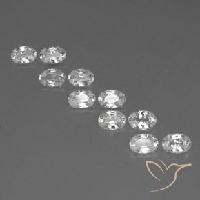 Shop natural 6.80ct ホワイト ジルコン gems, 楕円形, from カンボジア at GemSelect. In stock, global shipping!