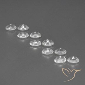 Shop natural 7.74ct ホワイト ジルコン gems, 楕円形, from カンボジア at GemSelect. In stock, global shipping!