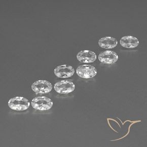 Shop natural 6.63ct ホワイト ジルコン gems, 楕円形, from カンボジア at GemSelect. In stock, global shipping!