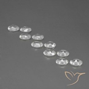 Shop natural 6.63ct ホワイト ジルコン gems, 楕円形, from カンボジア at GemSelect. In stock, global shipping!