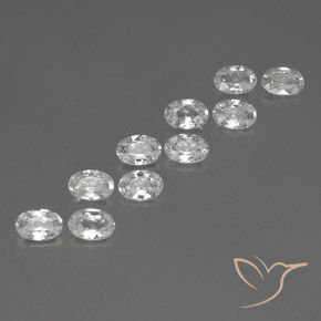 Shop natural 6.66ct ホワイト ジルコン gems, 楕円形, from カンボジア at GemSelect. In stock, global shipping!