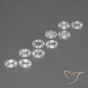 Shop natural 7.45ct ホワイト ジルコン gems, 楕円形, from カンボジア at GemSelect. In stock, global shipping!
