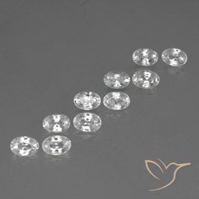 Shop natural 7.78ct ホワイト ジルコン gems, 楕円形, from カンボジア at GemSelect. In stock, global shipping!