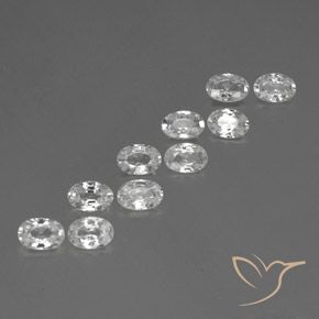Shop natural 6.54ct ホワイト ジルコン gems, 楕円形, from カンボジア at GemSelect. In stock, global shipping!