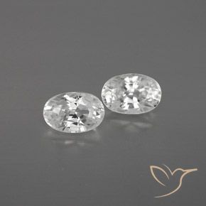 Shop natural 1.66ct ホワイト ジルコン gems, 楕円形, from カンボジア at GemSelect. In stock, global shipping!