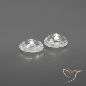 Shop natural 1.66ct ホワイト ジルコン gems, 楕円形, from カンボジア at GemSelect. In stock, global shipping!