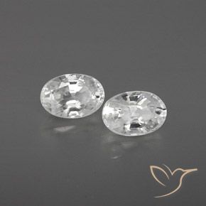 Shop natural 1.67ct ホワイト ジルコン gems, 楕円形, from カンボジア at GemSelect. In stock, global shipping!