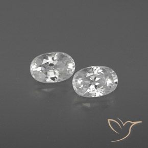 Shop natural 1.71ct ホワイト ジルコン gems, 楕円形, from カンボジア at GemSelect. In stock, global shipping!